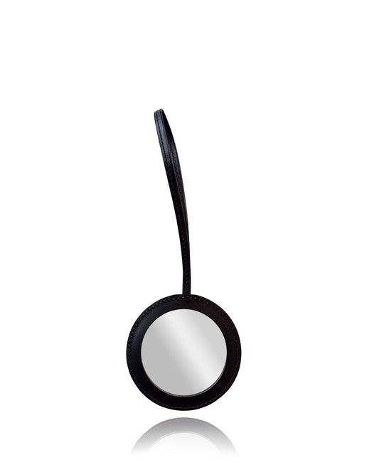 ROUND MIRROR TAG - Black