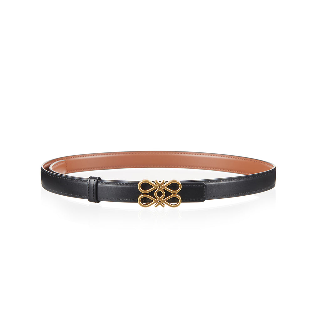 Dual-Buckle Reversible Belt Set