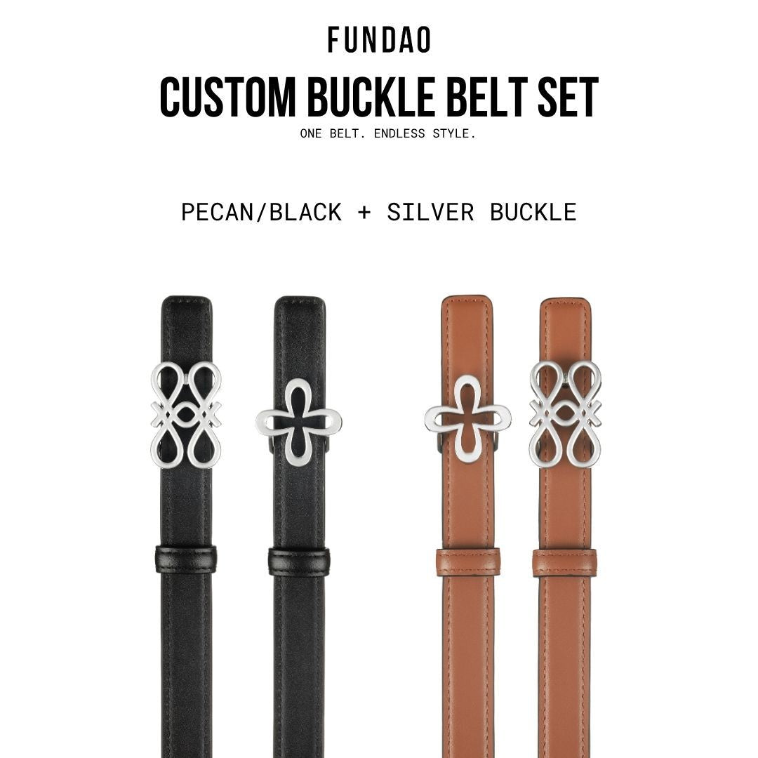 Custom Buckle Belt Set