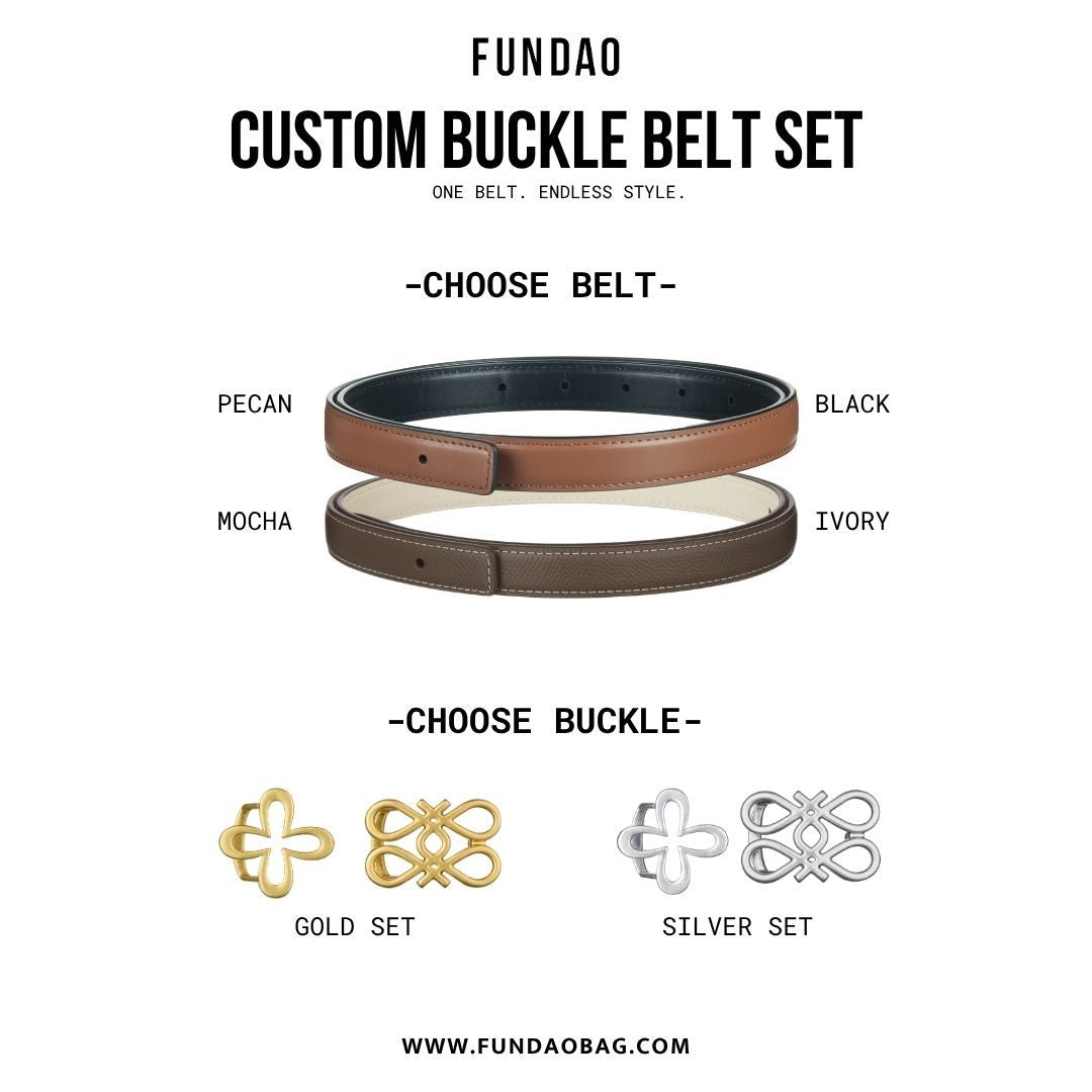 Custom Buckle Belt Set