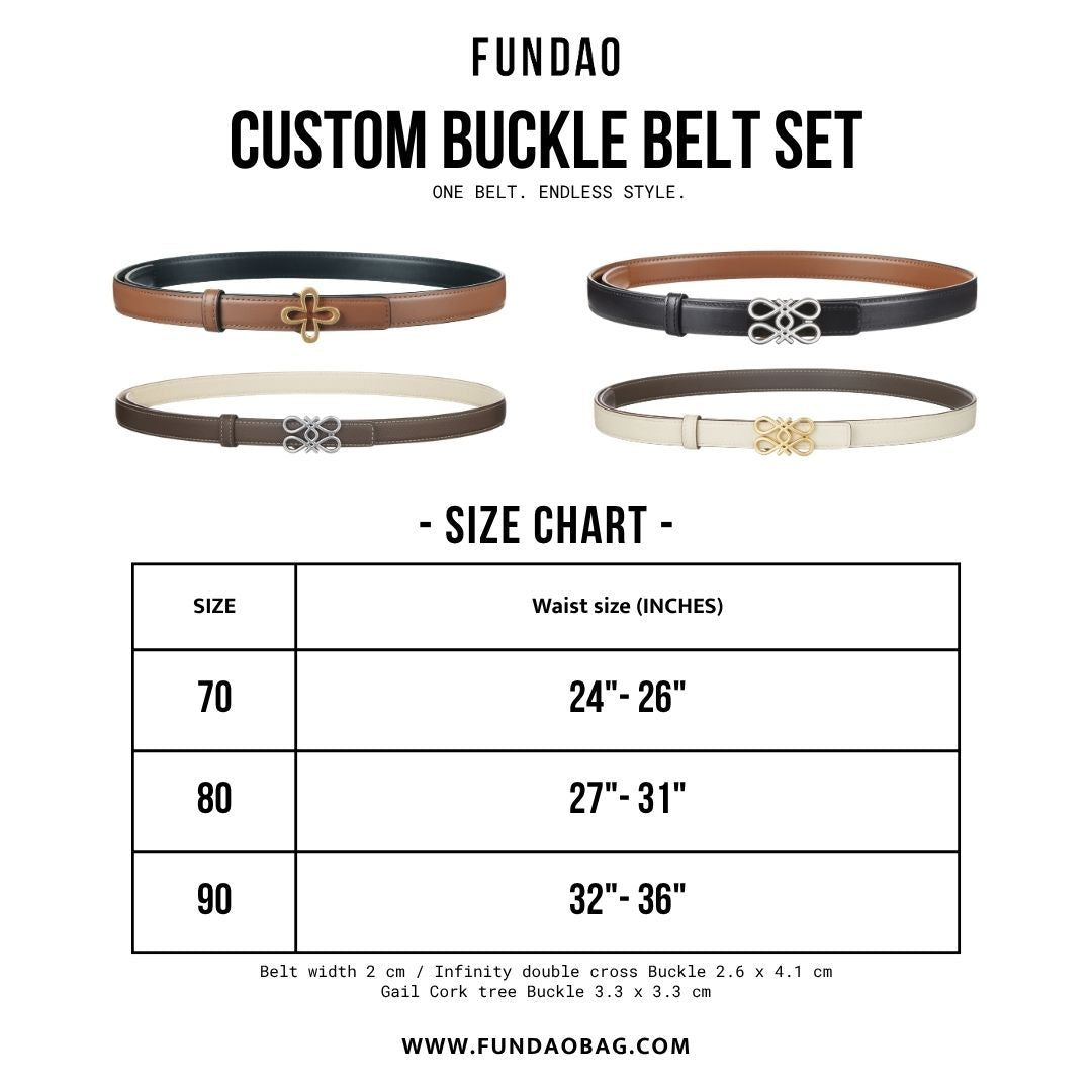 Custom Buckle Belt Set