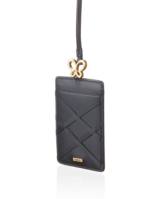GAIL BUTTERFLY - CARD HOLDER - Black