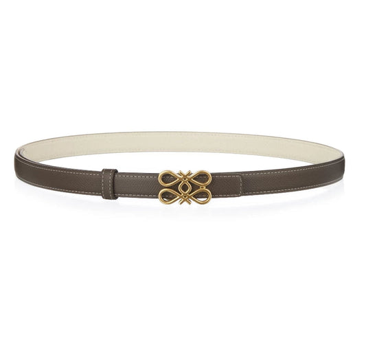 Dual-Buckle Reversible Belt Set (Pre-order: Silver Buckle)